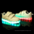 Chaussures led lumineuses PU de haute qualité pour enfants